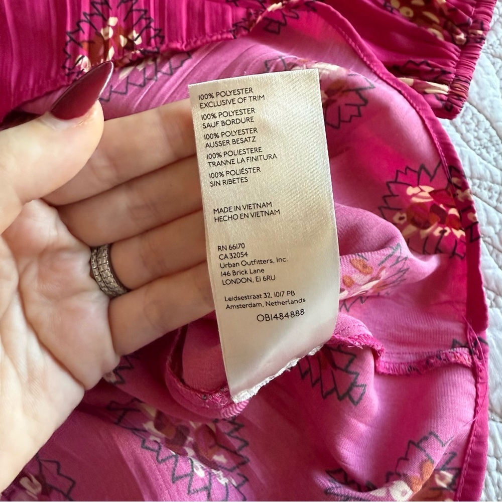 Anthropologie - Drapey Henley Pullover - Pink Combo - Picture 8 of 12
